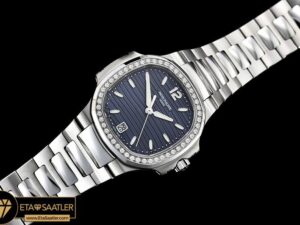 PP0271C - Patek Nautilus 33mm Diam SSSS Blue PF Miyota 9015 - 10.jpg